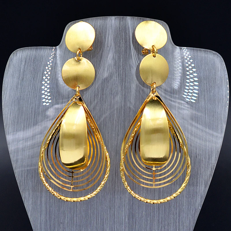 Sunny Jewelry 2020 Новые поступления длинные висячие серьги для женщин Свадебные Дубаи