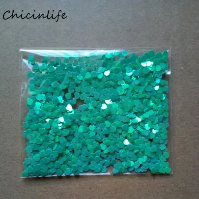 green Chicinlife 1000 шт./лот 3 мм Сердце Конфетти Свадебные Украшения Стола принадлежности для вечеринки-девичника свадебные конфетти свадебные декоративные - Цвет: green
