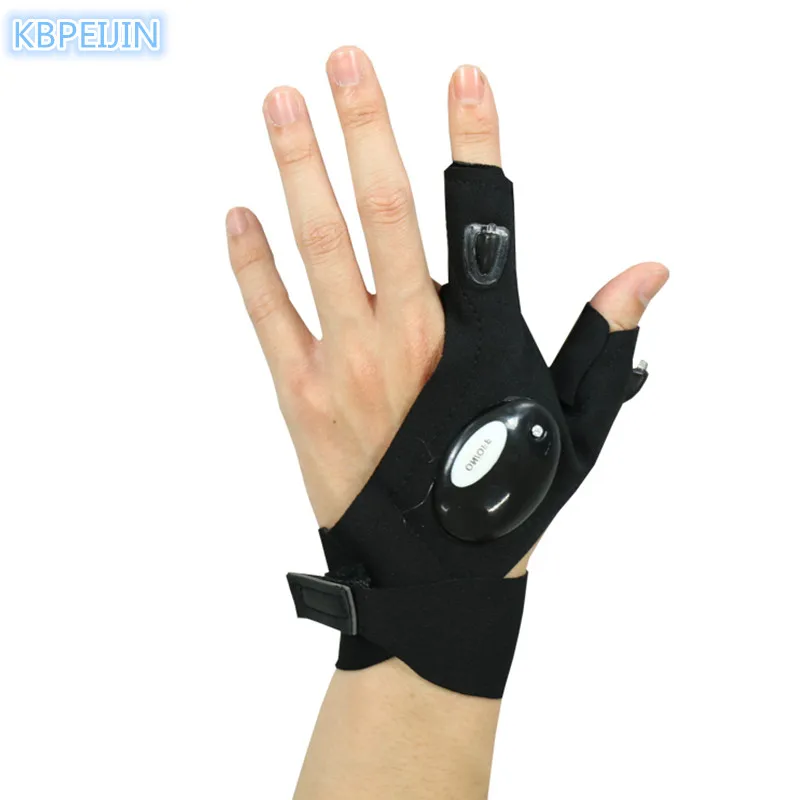 Fingerless Glove LED Flashlight Outdoor Survival Rescue Tool for Volvo xc60 s60 s80 s40 v60 v40 xc90 v70 xc70 v50 Accessories | Автомобили