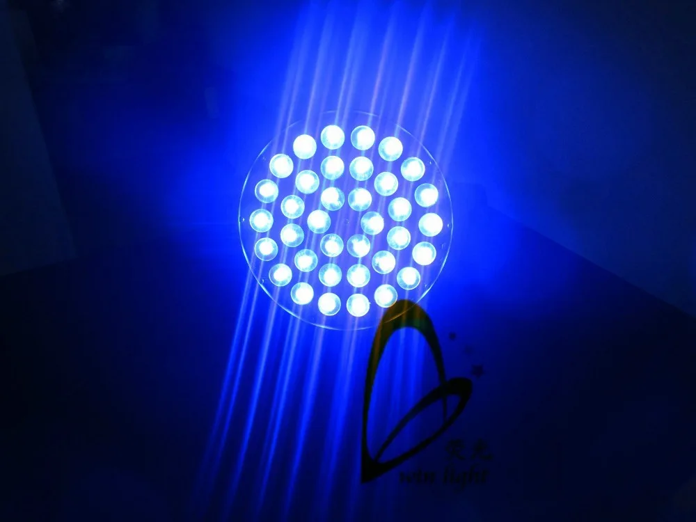 Бесплатная доставка (4 шт./лот) 10 90 градусов зум LED перемещение головного света 36*10