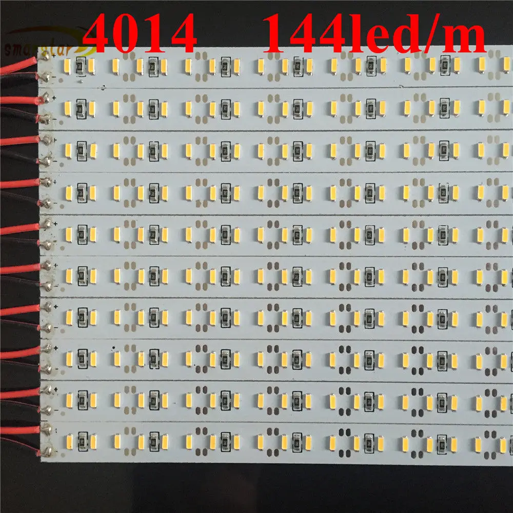 Smarstar 0 5 м 4014 SMD жесткая Светодиодная лента 12 В постоянного тока 50 см Вт 144