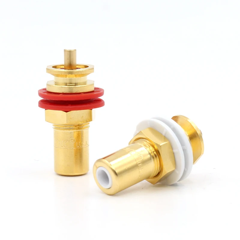 CMC 816-U RCA Jack RCA клеммные розетки Позолоченный разъем 4 шт