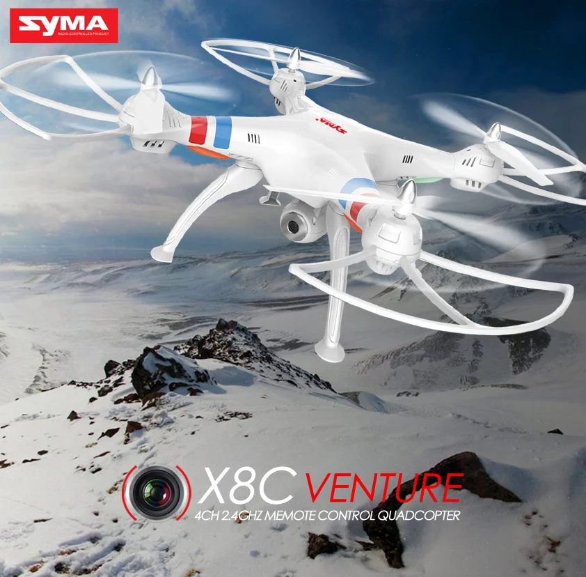 SYMA X8C X8W X8G 2.4 Г 4 КАНАЛЬНЫЙ Профессиональный Вертолет FPV квадрокоптер С 2