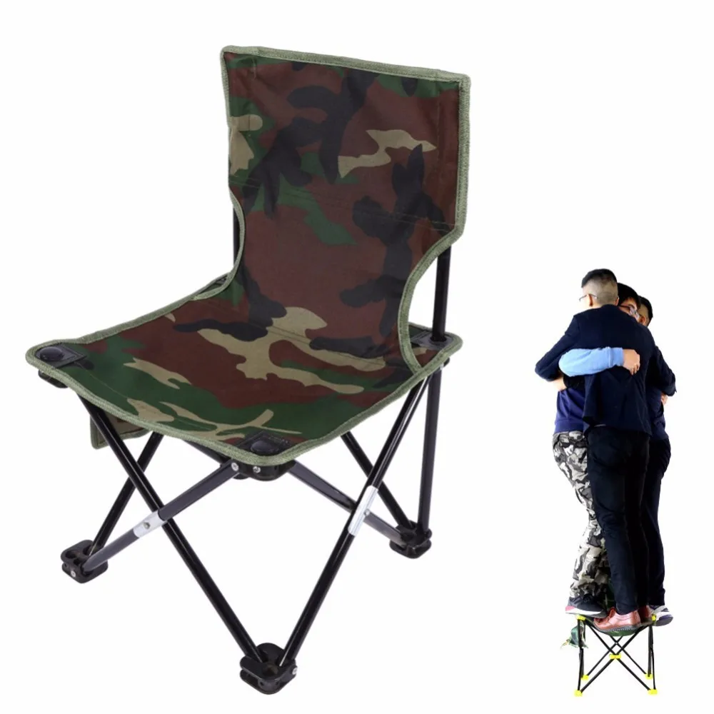 Уличное кресло для рыбалки камуфляжное складное кемпинга пешего туризма Пляжное