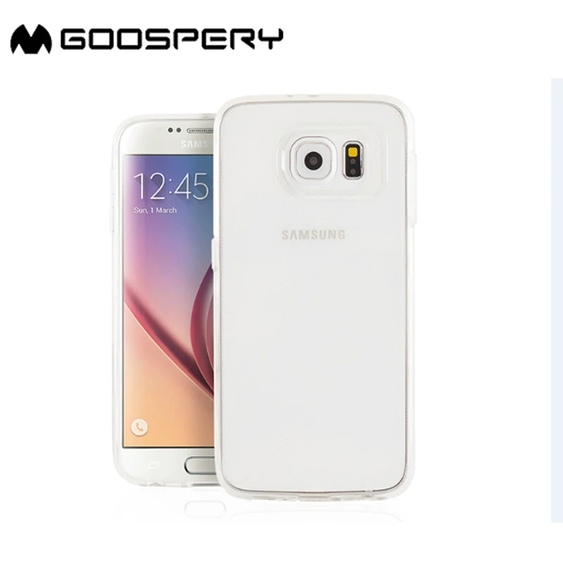 Goospery Clear Jelly Case For Apple Iphone 6S 6SPlus Soft TPU Transparent Ultra Thin Light Weight Cover |
