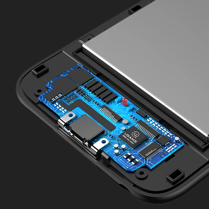 USAMS батарея зарядное устройство Чехлы для iPhone 6 6s 7 8 Plus 3000/4200mAh внешний корпус