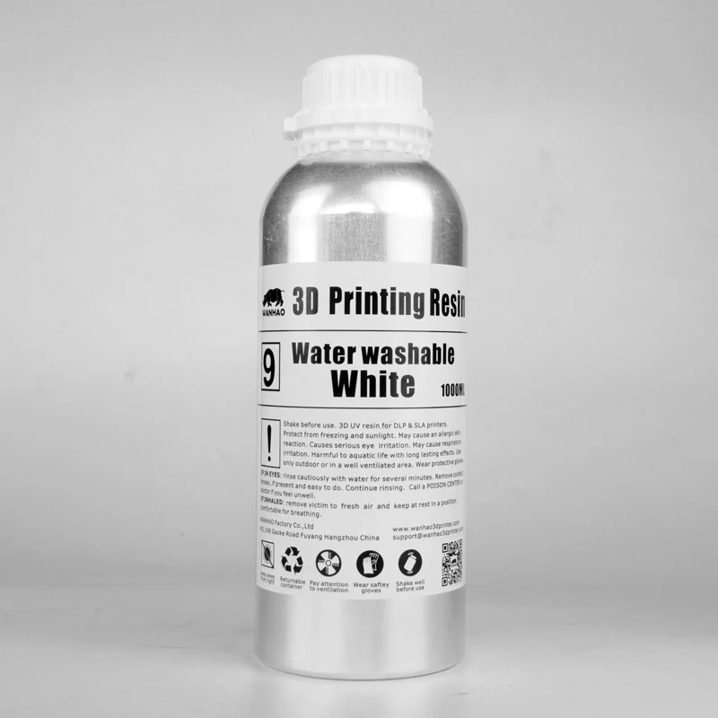 WANHAO водная моющаяся резина для D7/D7PLUS/D8 3D принтера 1 литровый пакет высокое
