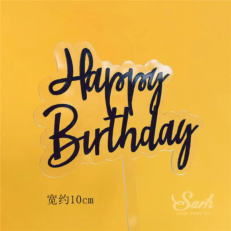 1pc birthday topper Сплав спортивный автомобиль SUV украшение детский день с днем рождения принадлежности для мальчиков бойфренд муж. юбилей крутые подарки - Цвет: 1pc birthday topper