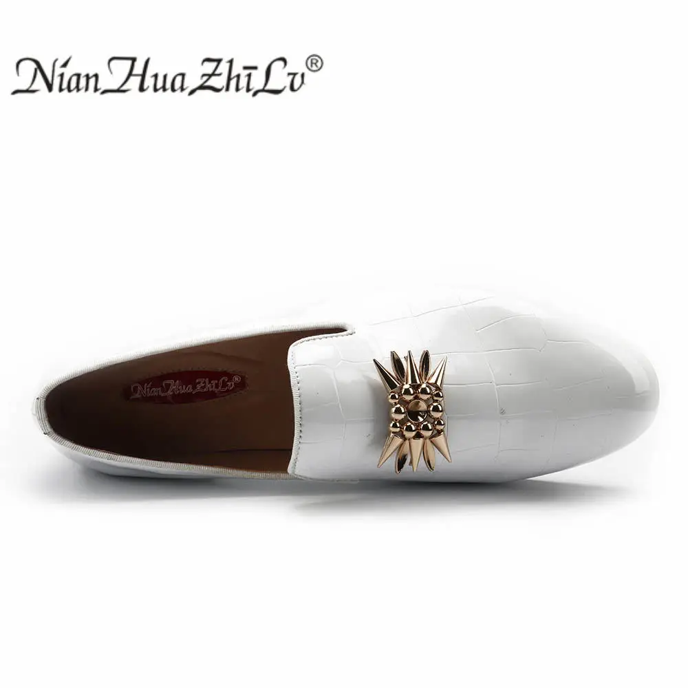 2019 New Style Leather Men Loafers Birthday Party And Wedding dress Shoes Luxurious Handmade men Male's Flats | Обувь