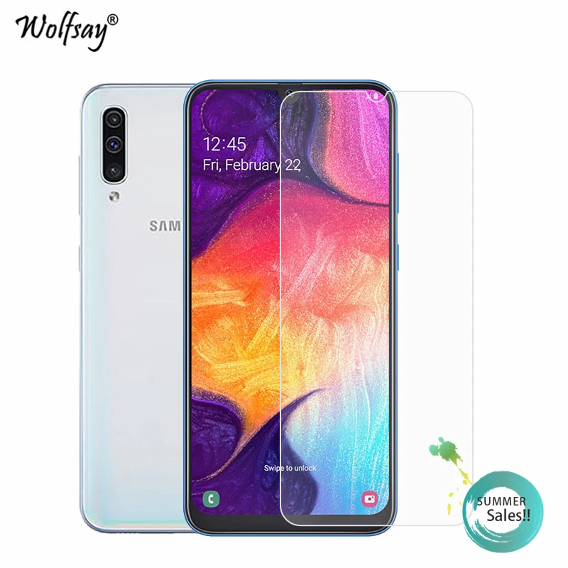 2 шт Стекло для samsung Galaxy A50 Защитная пленка для экрана закаленное стекло для samsung Galaxy A50 стеклянная пленка для телефона samsung A50 стекло <