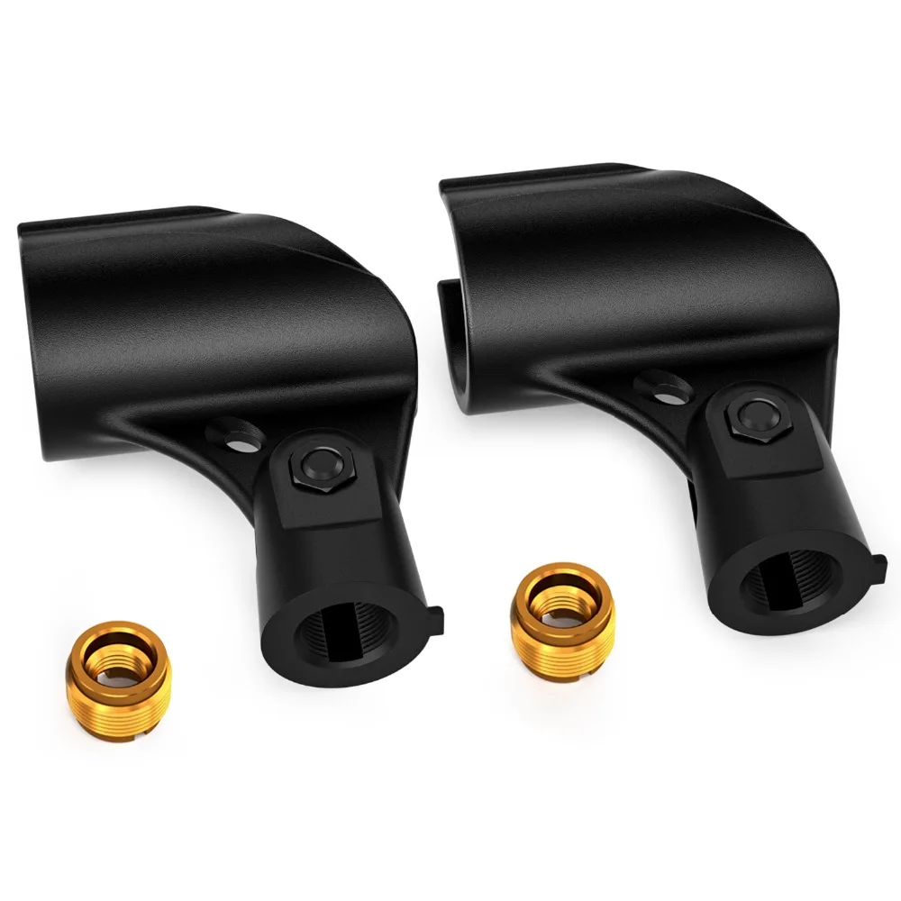 2 шт./упак. Универсальный микрофон зажим держатель Противоскользящий Ручной