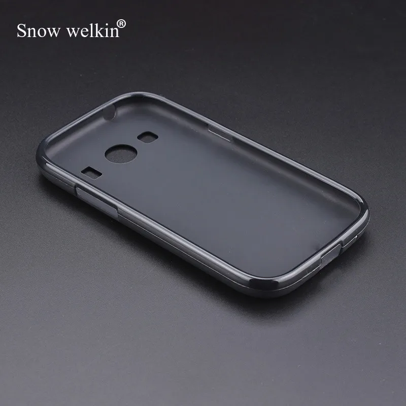 Мягкий силиконовый чехол-накладка Snow Welkin из ТПУ для samsung Galaxy Ace 4 style LTE G357 G357FZ 4,3 дюймов