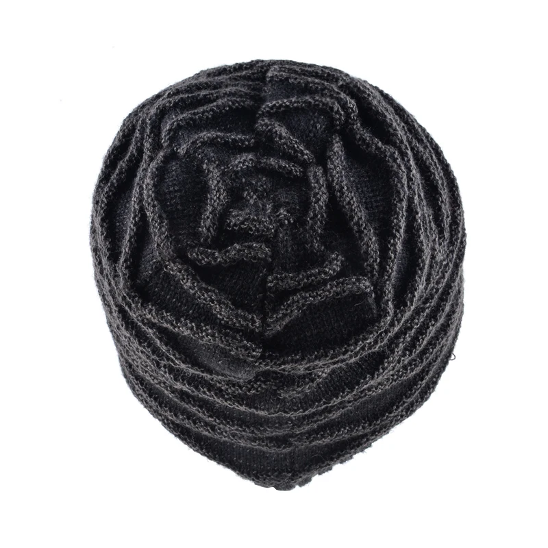 Крупная сетчатая Вязаная Шерстяная Шапка TQMSMY для мужчин и женщин уличные