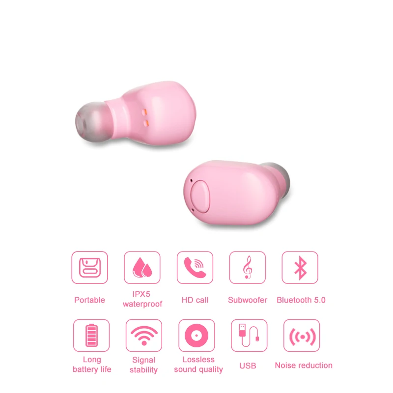 Мини TWS Cute Pig беспроводные audifonos para celular Bluetooth kulakllik наушники игровая гарнитура
