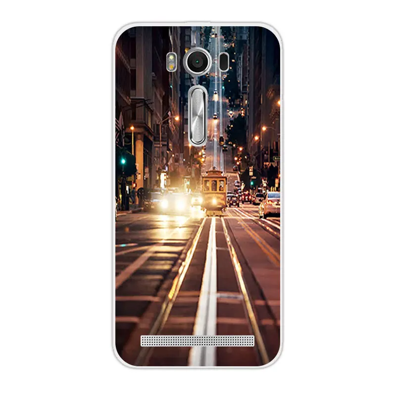 34 Чехол для задней панели Asus ZenFone 2 Laser ZE500KL, Мягкий Силиконовый ТПУ для телефона, чехлы 5 дюймов Для Zenfone 2 Laser ZE500KG, противоударный чехол - Цвет: 34
