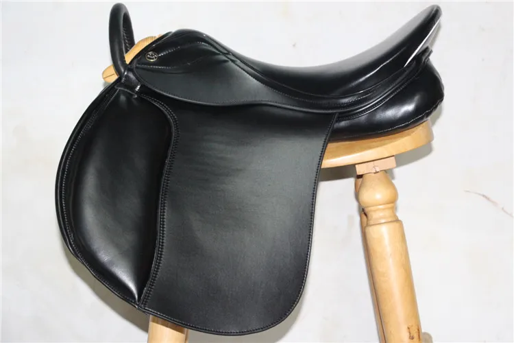 Aoud Saddlery Horse Riding Saddle Training Saddle PVC Tourist Saddle With Handle For Person Safety Comfortable Saddle
