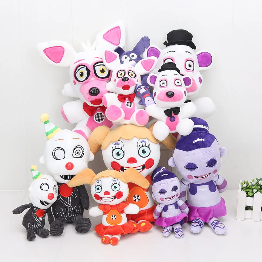 FNAF плюшевые игрушки из мультфильмов сестра расположение пять ночь у Фредди Ennard цирк ребенок Funtime Foxy Фредди капот плюшевые куклы игрушки