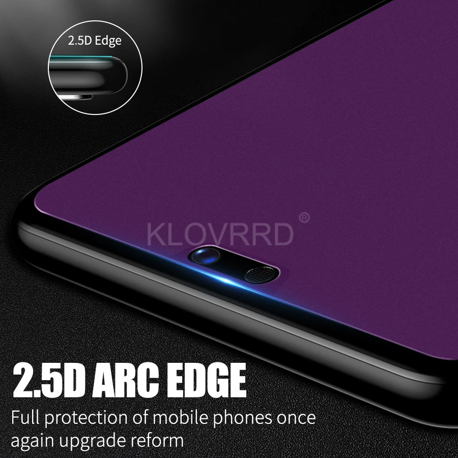 Анти синий Ультрафиолетовый матовый экран протектор для huawei P20 Pro P30 Lite закаленное