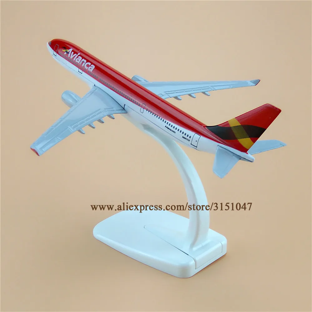 16 см воздушный Колумбии Avianca Аэробус 330 A330 модель самолета металлического сплава