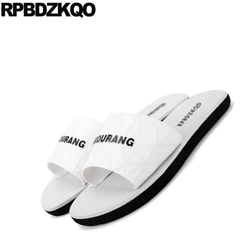 Шлепанцы мужские резиновые сланцы для пляжа без застежки воды Уличная обувь