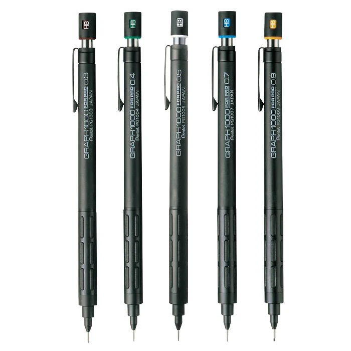 Японский механический карандаш для рисования PENTEL PG1000 0 3 | 5 7 9 мм против усталости 1