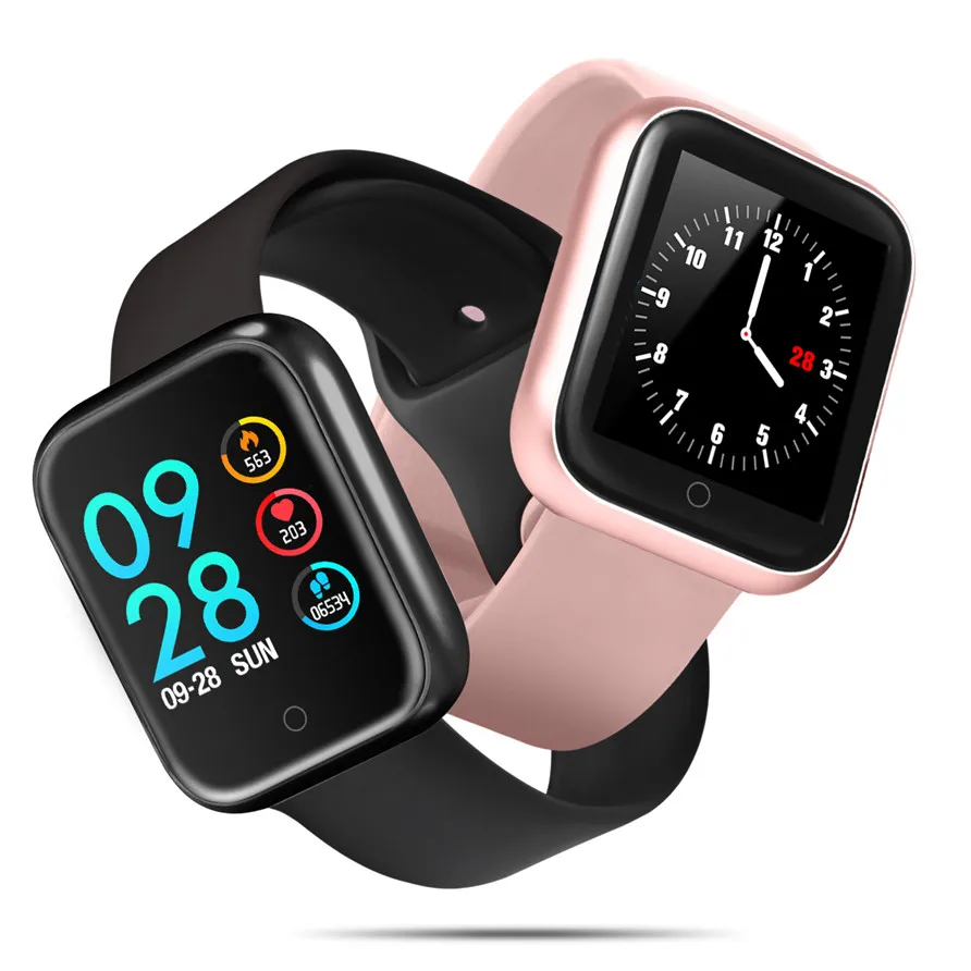 P70 Смарт-часы браслет с кровяным давлением монитор сердечного ритма шагомер
