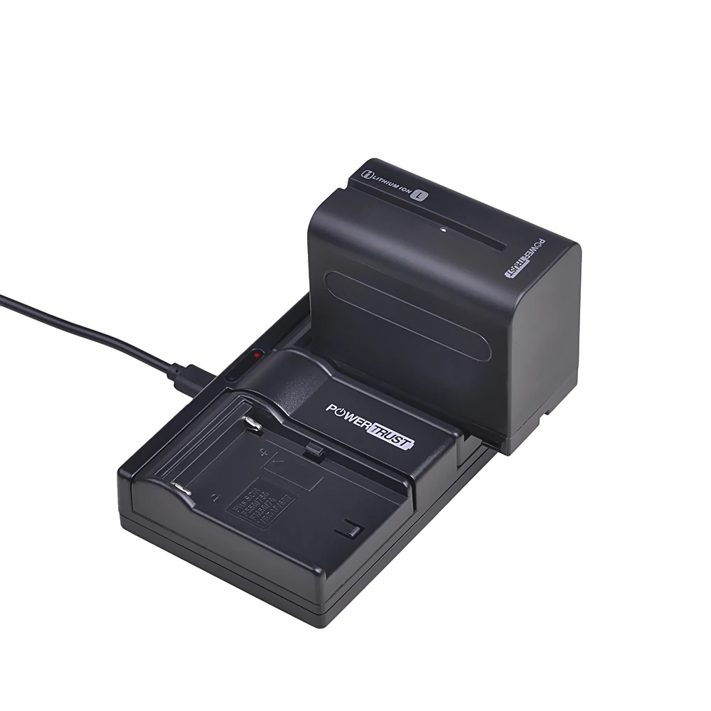Аккумулятор NP F960 NPF970 2 шт. 7200 мАч зарядное устройство с двумя USB портами для Sony F930