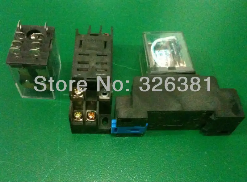 12V 24V 48v 220V 10A катушки Мощность реле JQX-13F гнездо База 8PIN с PYF08A основного разъема