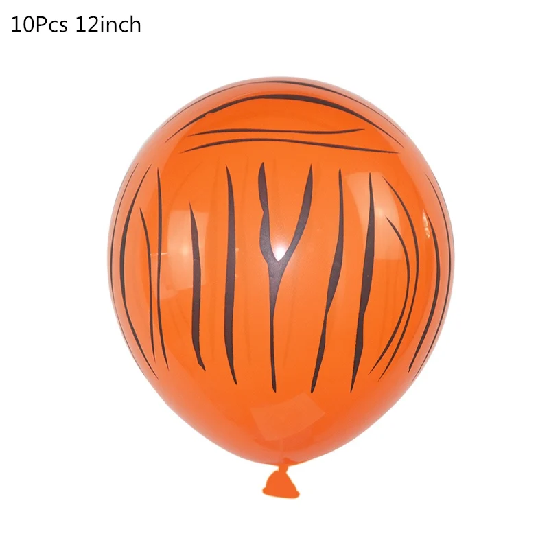 10pcs balloon2 Джунгли вечерние воздушные шары из фольги в виде животного зоопарка животных джунглей тематическая вечеринка на день рождения украшения Дети День рождения воздушные шары для вечеринки в стиле сафари Декор - Цвет: 10pcs balloon2