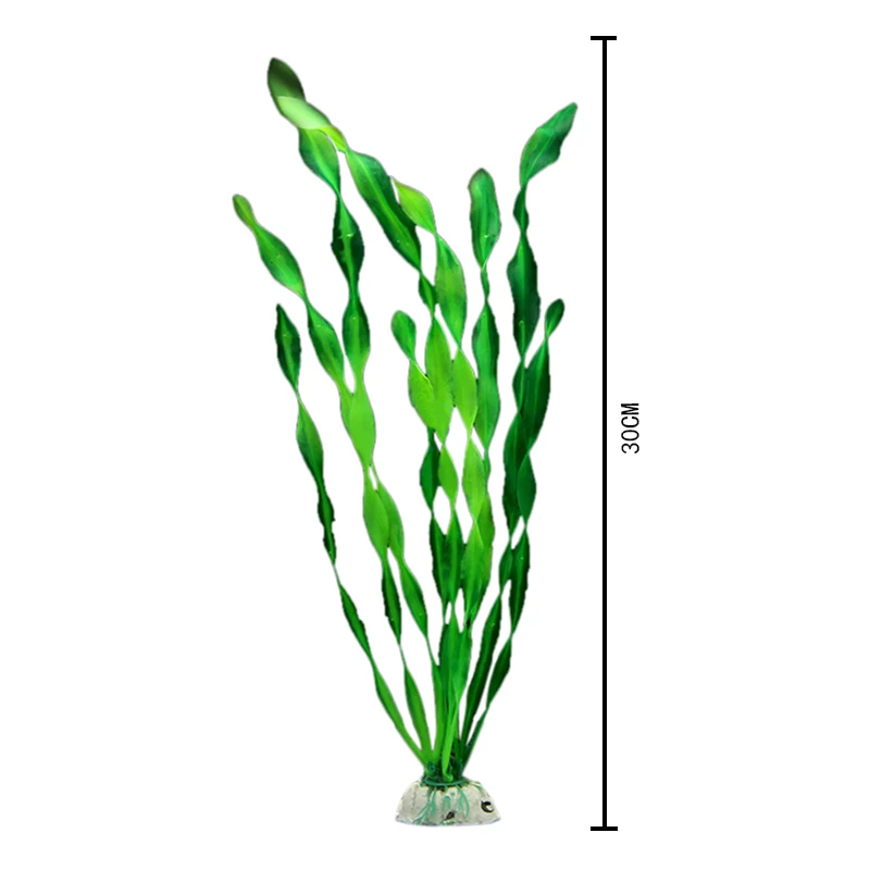Green Hoomall ПВХ пластиковые украшения для аквариума аквариум Декор Пейзаж искусственное водное растение аквариум с травой товары для домашних животных - Цвет: Green