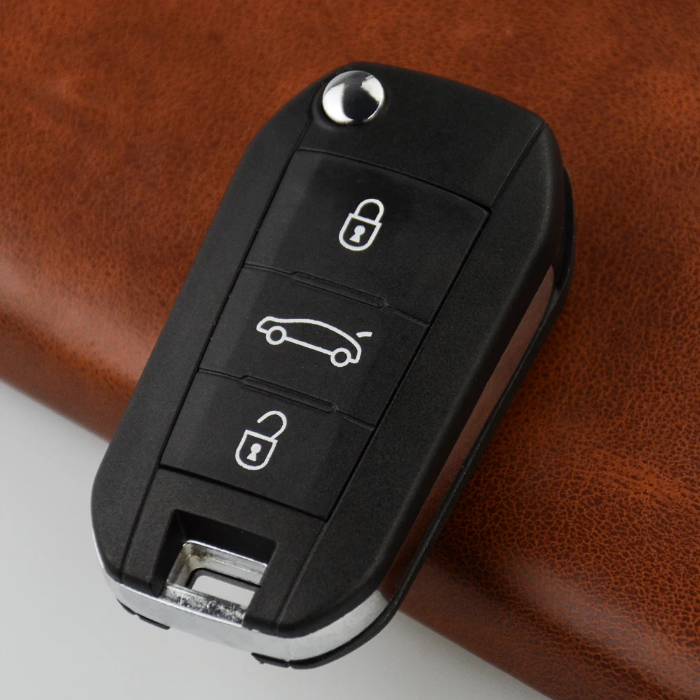 OkeyTech оригинальный автомобильный Корпус ключа для Peugeot 307 307S 306 407 408 607 с 3 кнопками |
