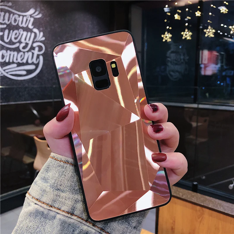 Роскошный 3D чехол с алмазной текстурой для Samsung Galaxy S9 S8 Plus Note 8 9 S7 Edge S10 A50 A70 жесткий