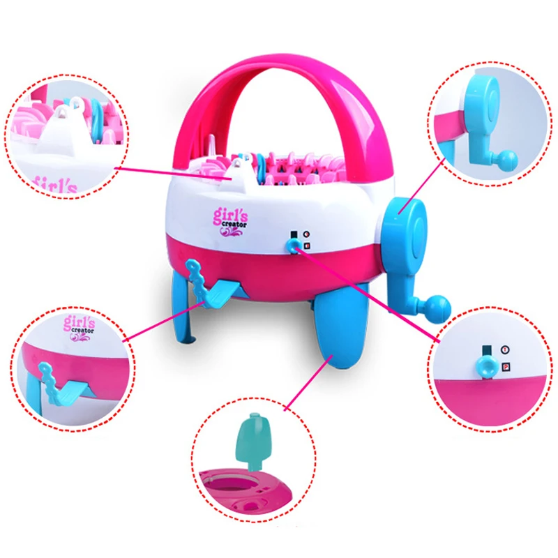 22 иглы пластмассовый вязальный станок ручной ткач Детские Обучающие игрушки