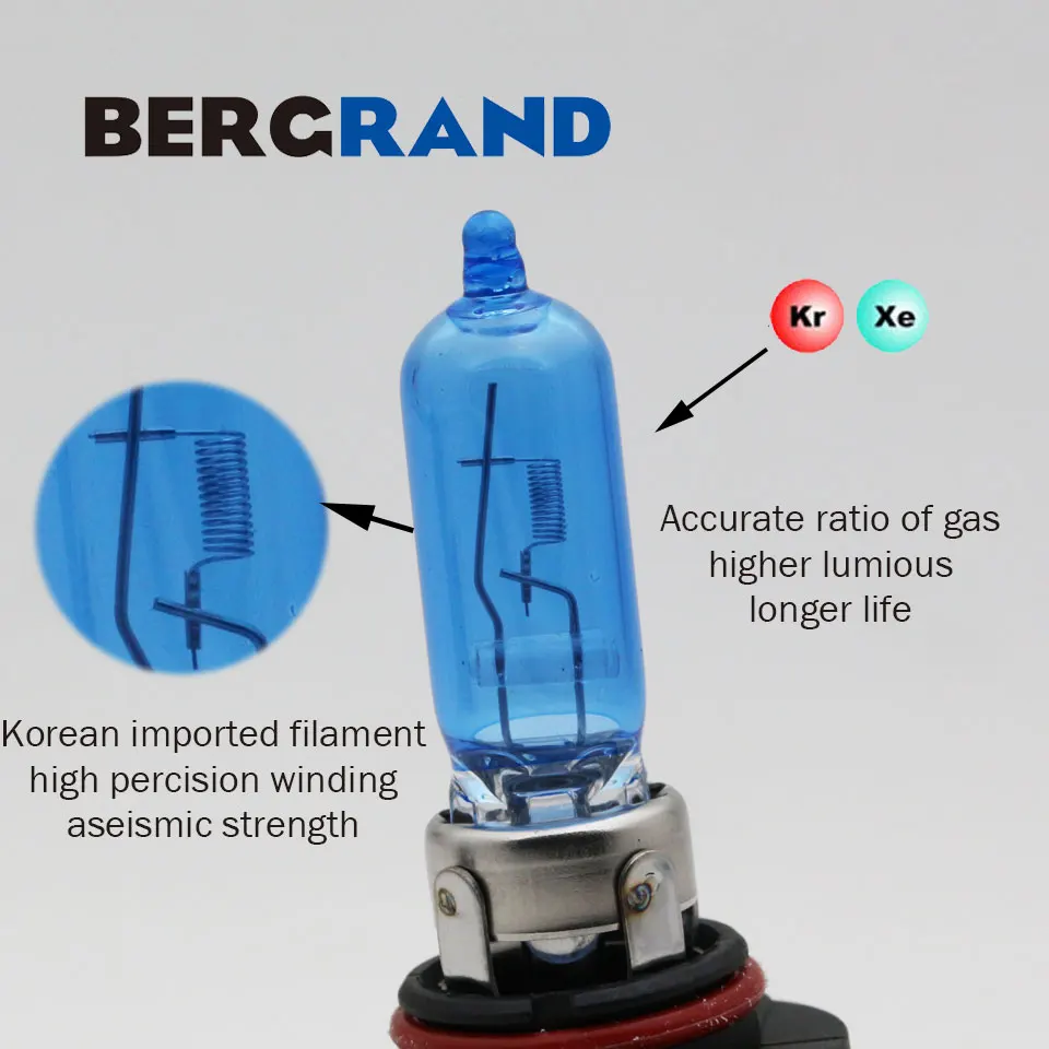 Luz HB4 9006 55 Вт HB3 9005 65 галогенная лампа 12В ксенон 4300 К супер белые фары