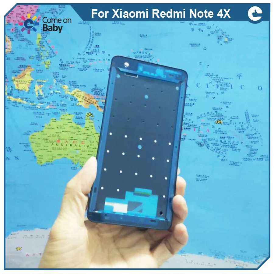 Для Xiaomi Redmi Note 4X ЖК передняя рамка с рамкой Запасные детали для среднего корпуса