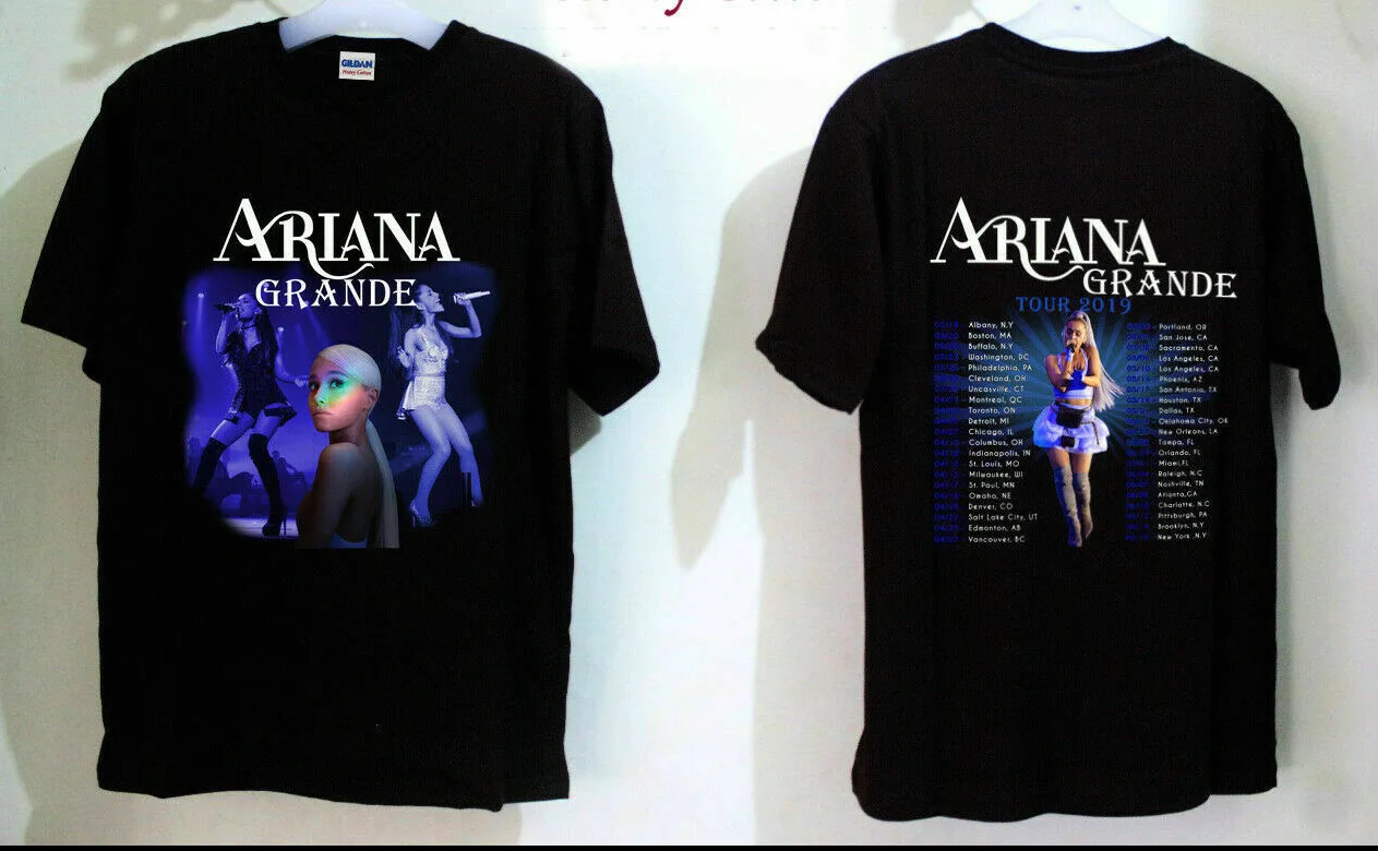 New Ariana Grande Sweetener Tour 2019 футболка от S до 3XL повседневная короткий рукав 2018 брендовая