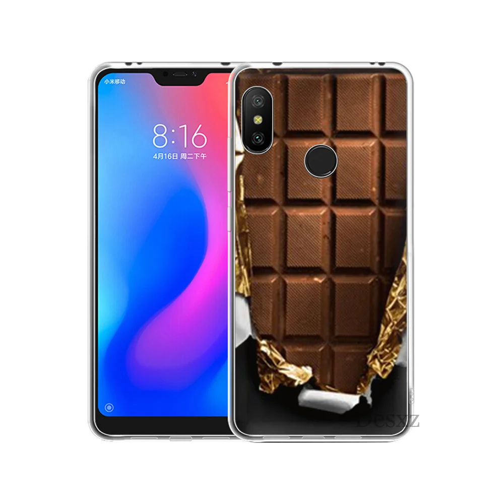 Шоколадный чехол для телефона Xiaomi Mi 5 6 8 Lite SE A1 A2 5X 6X Mix 2S F1 | Мобильные телефоны и