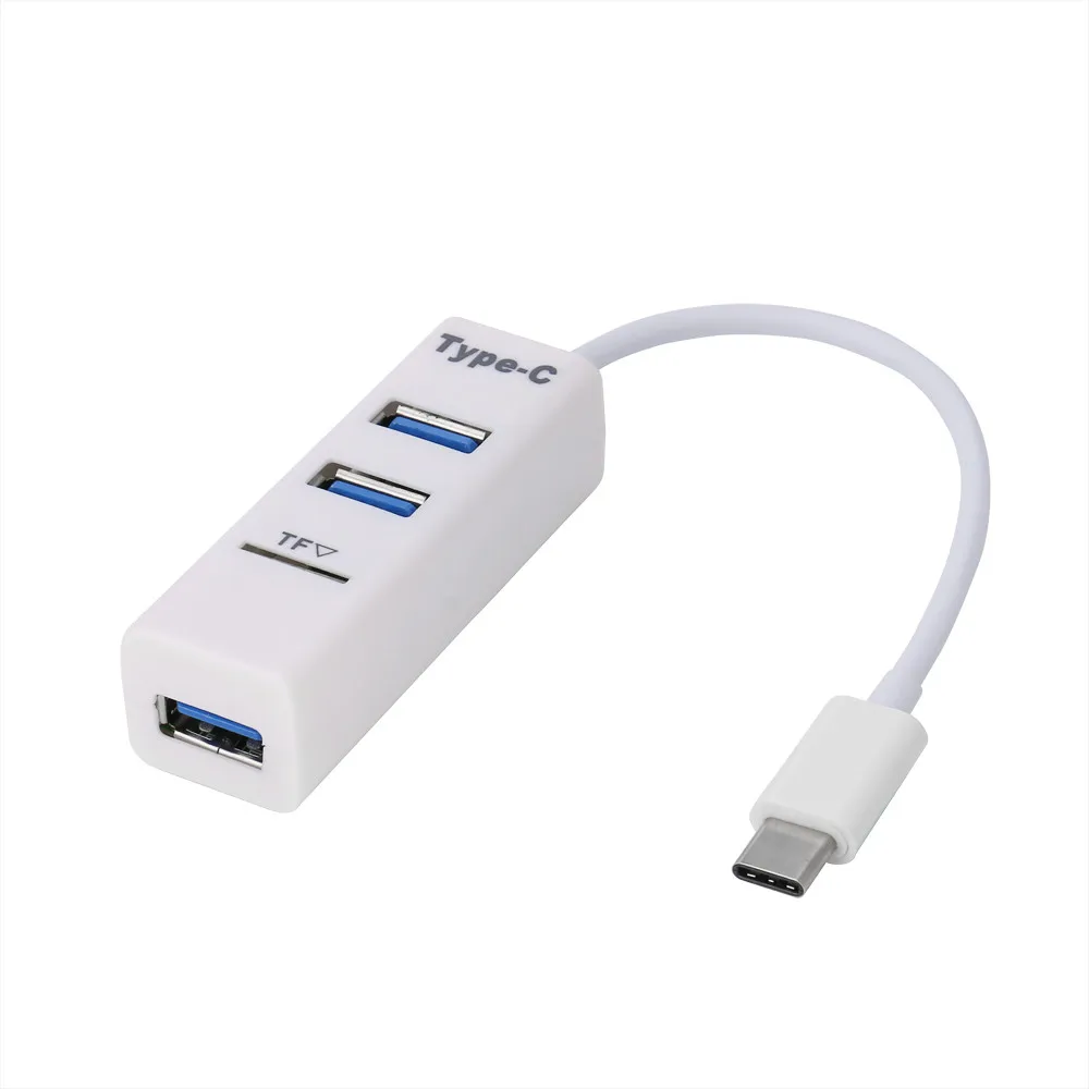 CARPRIE USB 2 0 концентратор высокого качества черный белый в 1 Type C OTG сплиттер комбо 3