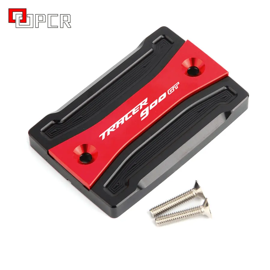 front red Логотип Tracer 900gt мотоцикл передний и задний цилиндр для жидкости главный резервуар Крышка для Yamaha tracer 900 gt Tracer 900gt - Цвет: front red