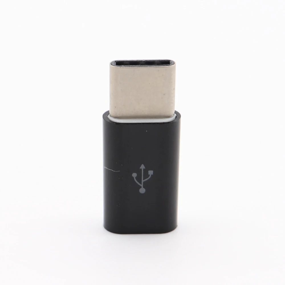 2 шт. для iPhone к Micro USB/type C адаптер зарядного устройства женский штепсельный
