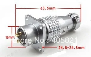 Авиационная вилка P16 16 мм 6 контактов микро разъем воздушная вилка|connector lock|connector