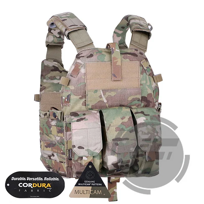 Emerson тактическая LBT-6094K M4 пластина Перевозчик EmersonGear LBT 6094K боевой жилет бронежилет MOLLE с M16 Mag журнал сумки - Цвет: MC