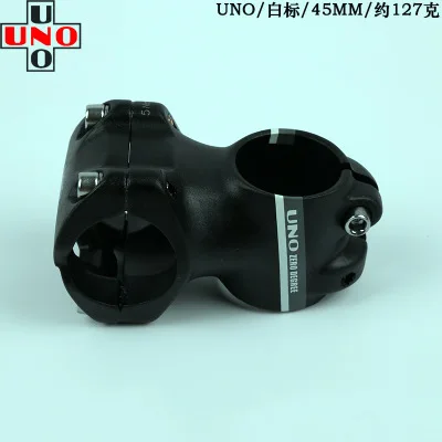 0 degree 45MM Алюминиевый сплав UNO 0 градусов MTB Горный Дорожный велосипед Сверхлегкий вынос руля 1-1/" 31,8x35 мм/45 мм - Цвет: 0 degree 45MM