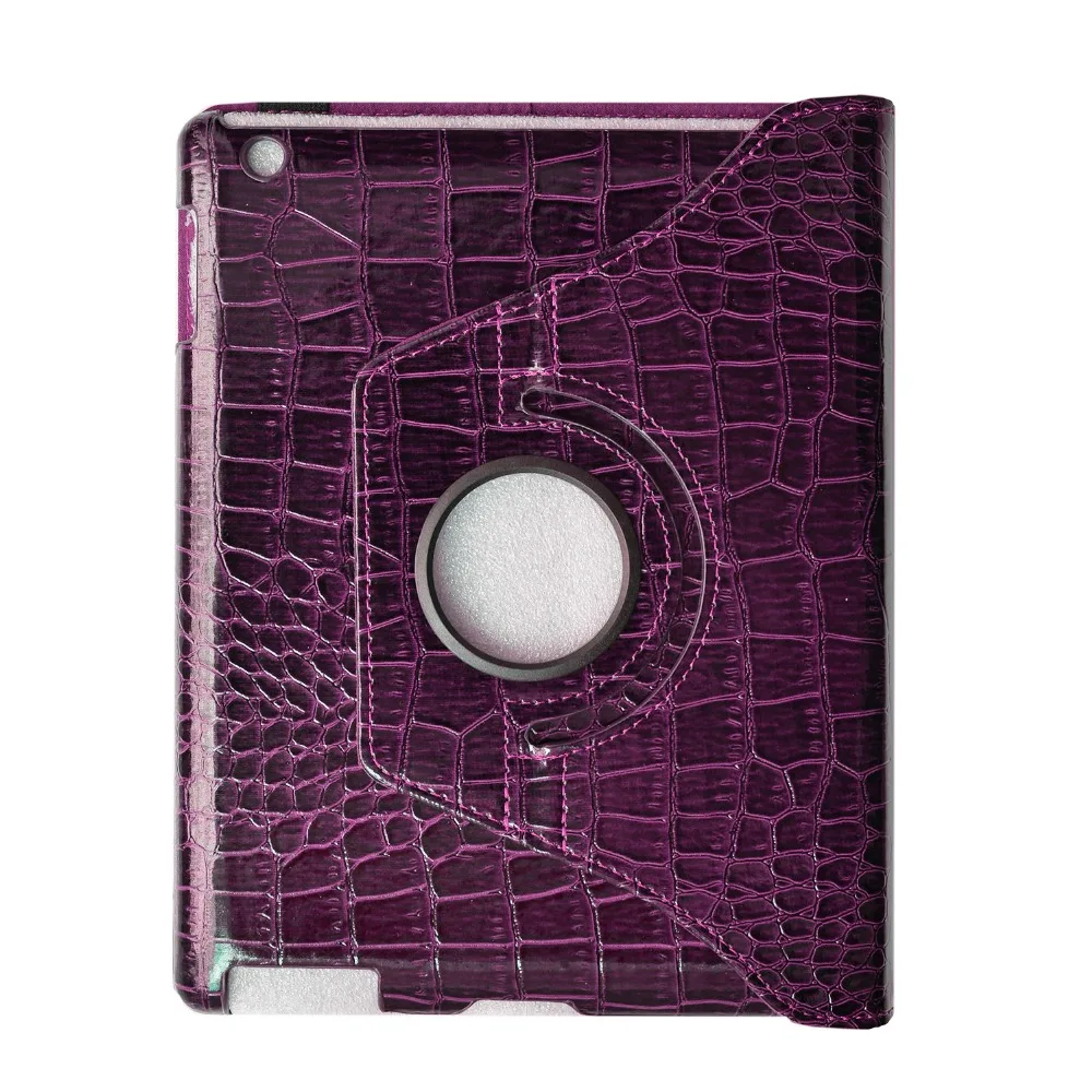 Чехол для планшета для Apple ipad 2 3 4, старая модель, 360 вращение, Крокодиловая Кожа, защитный рукав, поворотный Чехол, оболочка для ipad 2/3/4