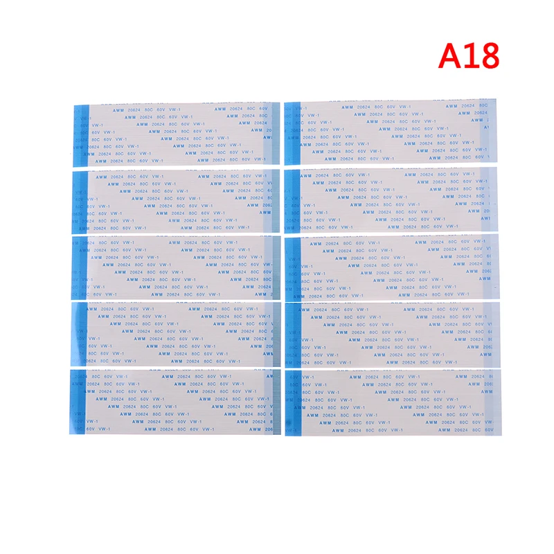 10PCS FPC Ribbon Flexible Flat CABLE PITCH 0.5MM 100MM 4P 6P 8P 10P 12P 16P 20P 30P 40P FFC WIRE 6/10/12/16/20/30/40 pin | Обустройство
