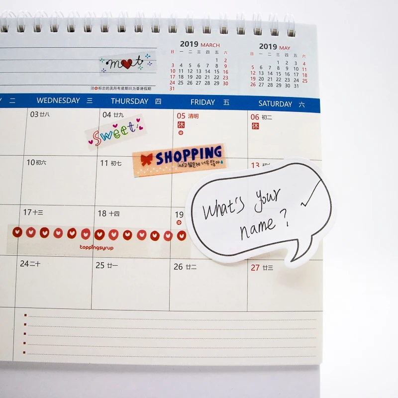 Японский стиль минималистский Dialog самоклеющиеся блокноты липкие заметки