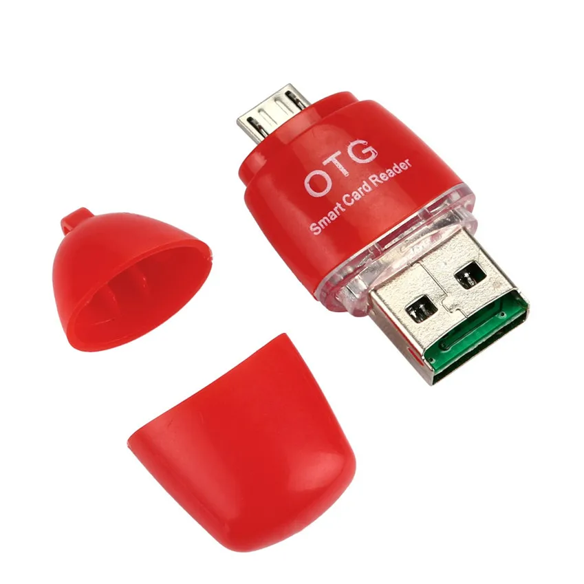 Лидер продаж 2017 OTG Micro USB к 2 0 TF кардридер адаптер для телефона Android | Компьютеры и