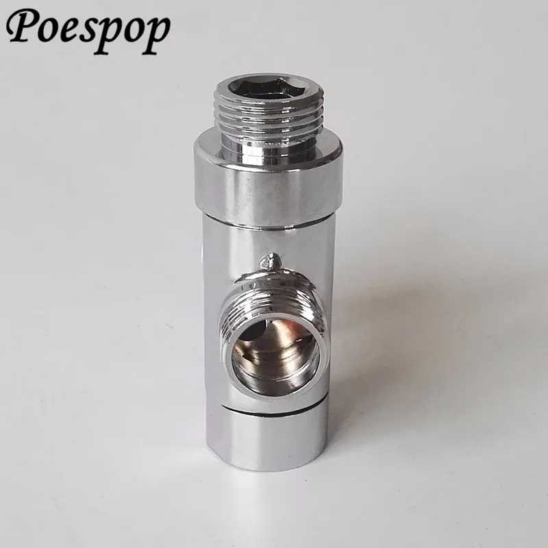 Бесплатная доставка 1/2 &quotлатунный кран адаптер хромированная Ванная комната
