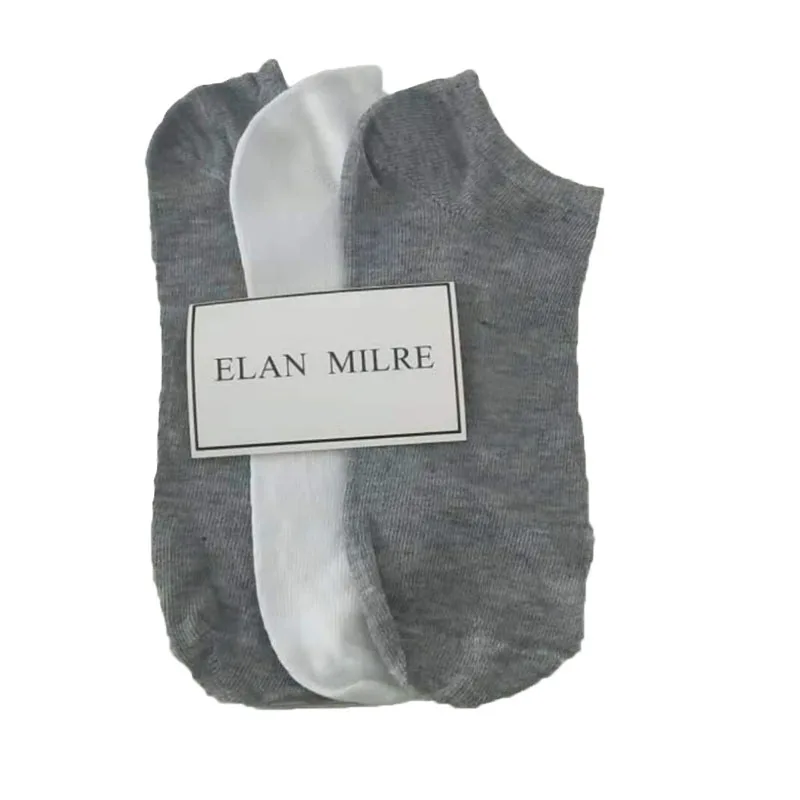 Elan Milre Низкая Талия Короткие весенние и летние мужские носки 3 пары партии