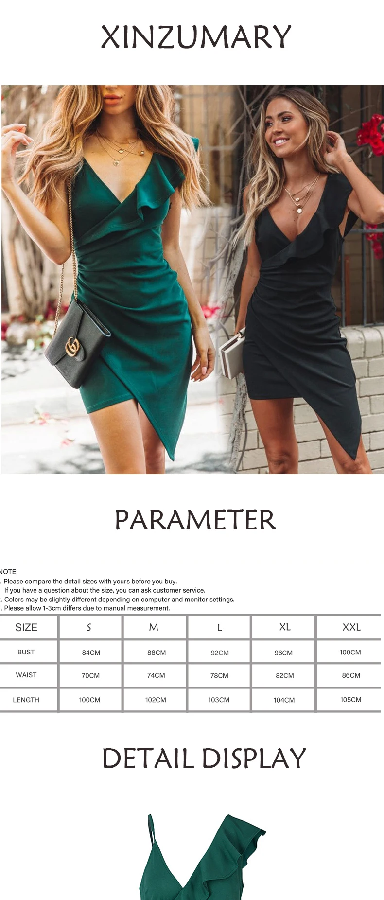 Ruffled Sexy Deep V-neck Spaghetti Strap Irregular Dress Summer Sleeveless Women Mini Dress Black Green Night Club Dresses